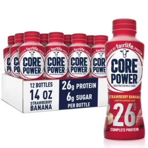 Core Power Protein Strawberry Banana 26G, 14 Oz Bottle
