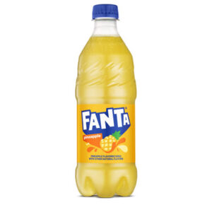 Fanta Pineapple Soda 20 Oz Bottle