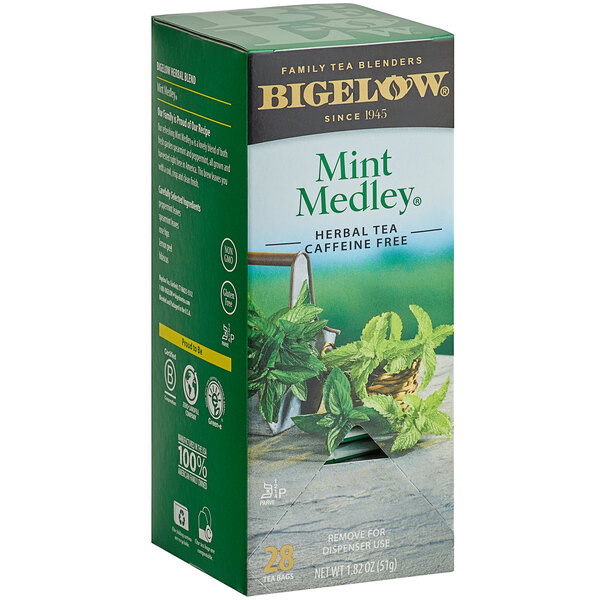 Bigelow Herbal Mint Medley Tea Bags 28Count/ 6 Boxes Beverage for You