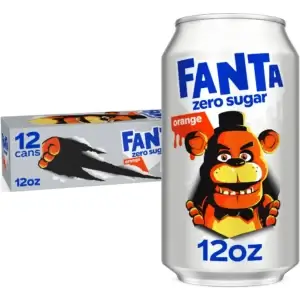 Fanta Zero Sugar Orange, 12 Oz Can