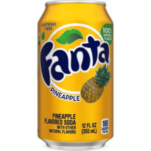 Fanta Pineapple Soda 12 Oz Can