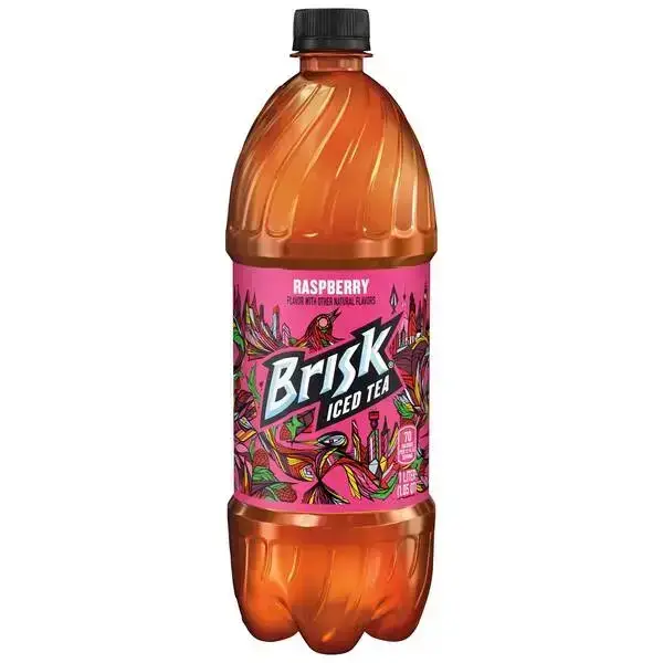 Brisk Raspberry Iced Tea 1L Bottle – 15-Pack
