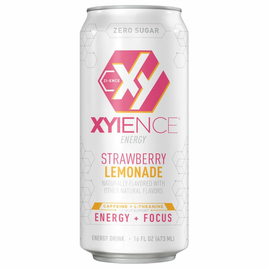 Xyience Strawberry Lemonade in 16 Oz Can Sweet and Tart Blend