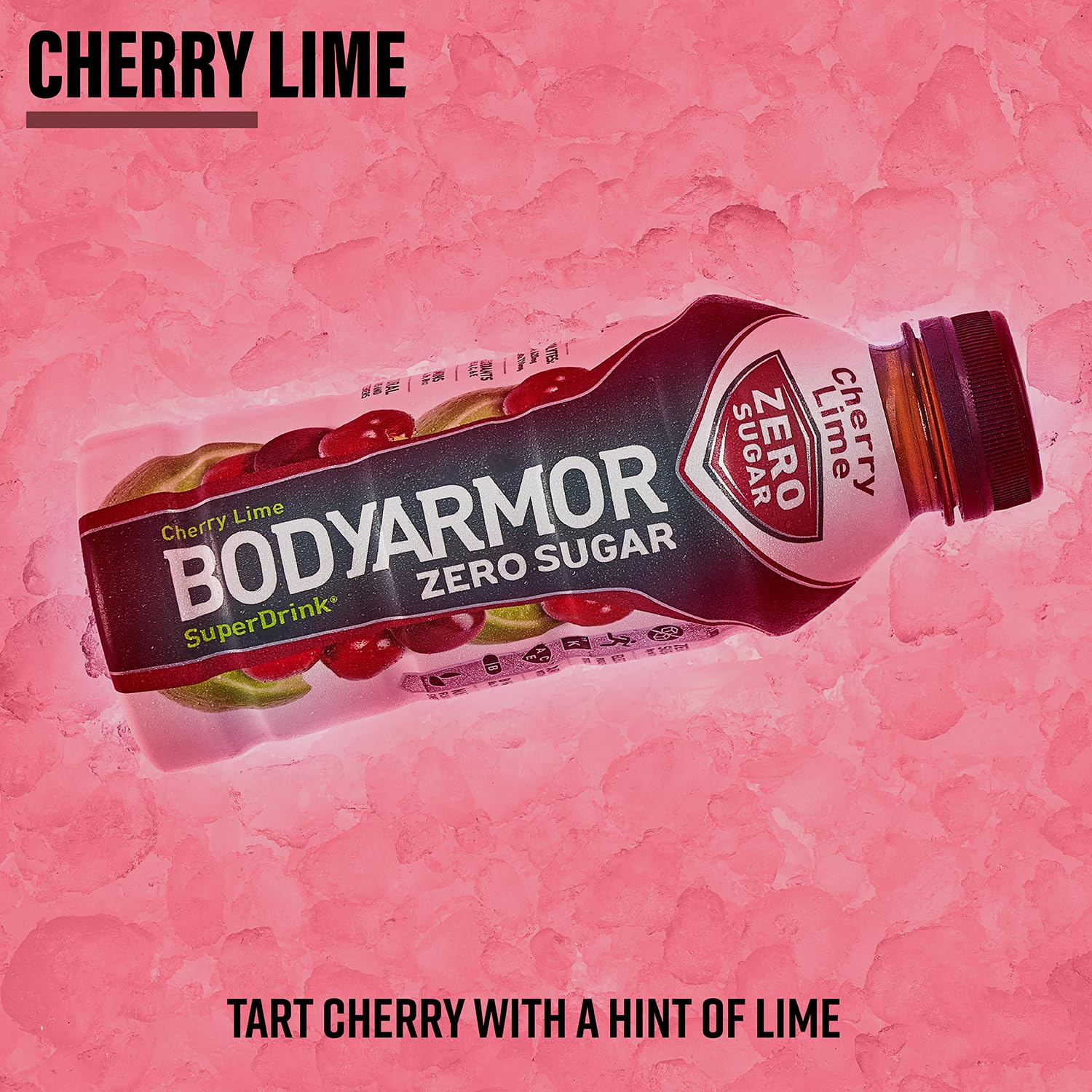 BODYARMOR Zero Sugar Cherry Lime Hydrating, Bold Flavor